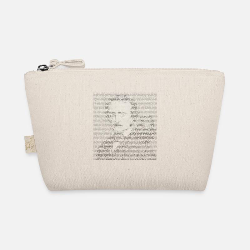 Edgar Allan Poe Raven Gothic Book Lover Geschenk Bio-Täschchen