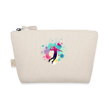 Volleyball player, volleyball, volleyball player - Organic Pouch - nature - Front