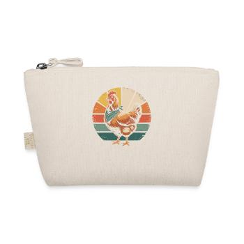 Poulet dans le cercle rétro du soleil - Trousse biologique - nature - Devant