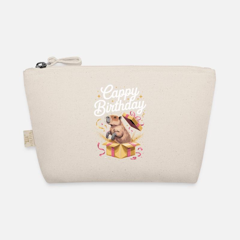 Capybara Birthday Cappy Birthday Funny Capy Organic Pouch
