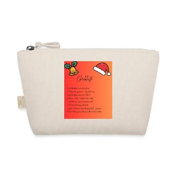 Conception de la liste de contrôle de Noël - Trousse biologique - nature - Devant