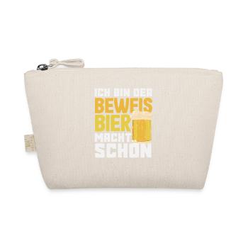 I'm the proof - beer makes you beautiful - Organic Pouch - nature - Front