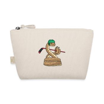 Schlange Eishockey Eishockeyschläger Sport - Organic Pouch - nature - Front