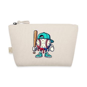 Mascotte de baseball fondante avec une batte - Trousse biologique - nature - Devant