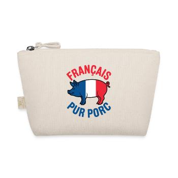 Français Pur Porc Design Humoristique - Trousse biologique - nature - Devant