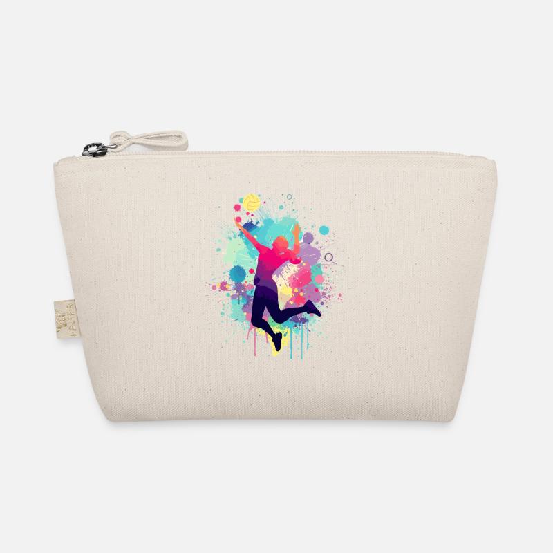 Volleyball player, volleyball, volleyball player Organic Pouch