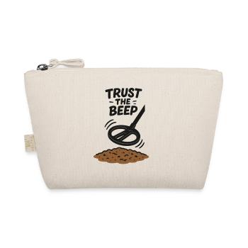 Trust The Beep Treasure Hunt Design - Organic Pouch - nature - Front