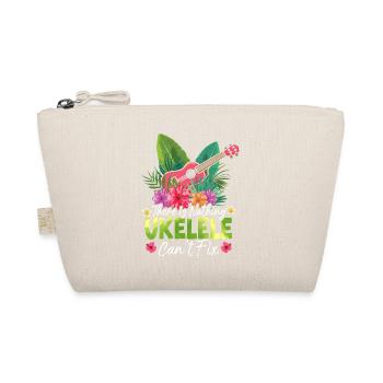 Hawaiian Ukulele Uke There Is - Organic Pouch - nature - Front