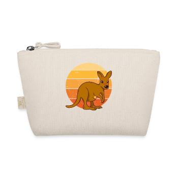Kangaroo at sunset - Organic Pouch - nature - Front
