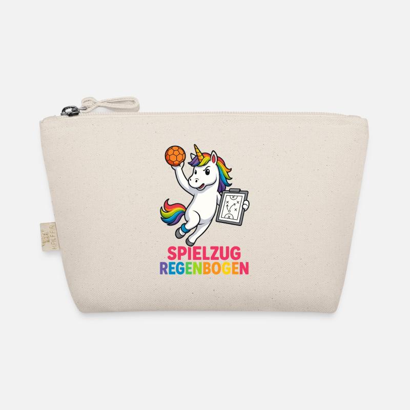 Unicorn Handball Coach, Turn Rainbow Organic Pouch
