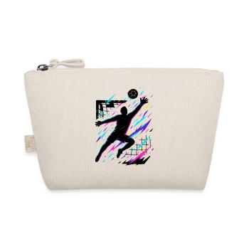 Tir en suspension de handball Silhouette néon colorée, art - Trousse biologique - nature - Devant