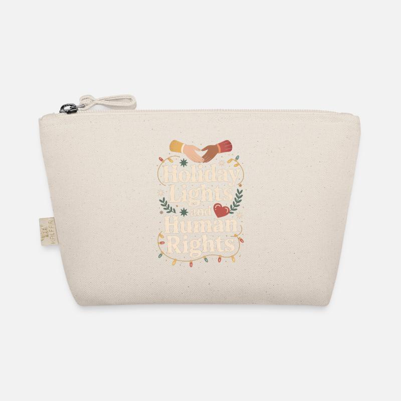 Feiertagslichter und Menschenrechte Bio-Täschchen