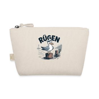 Rügen Captain Seagull Motif Baltic Sea - Organic Pouch - nature - Front
