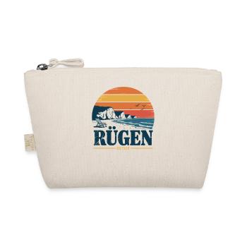 Rügen Ostsee Retro Geschenk - Bio-Täschchen - Natur - Vorne