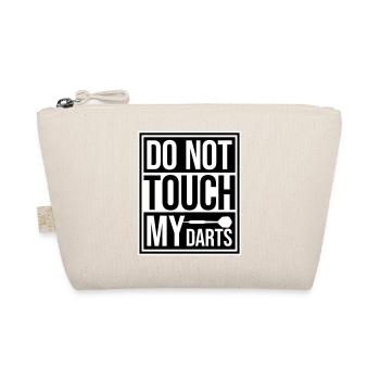 Do Not Touch My Darts Warning Darts Player Humor - Organic Pouch - nature - Front