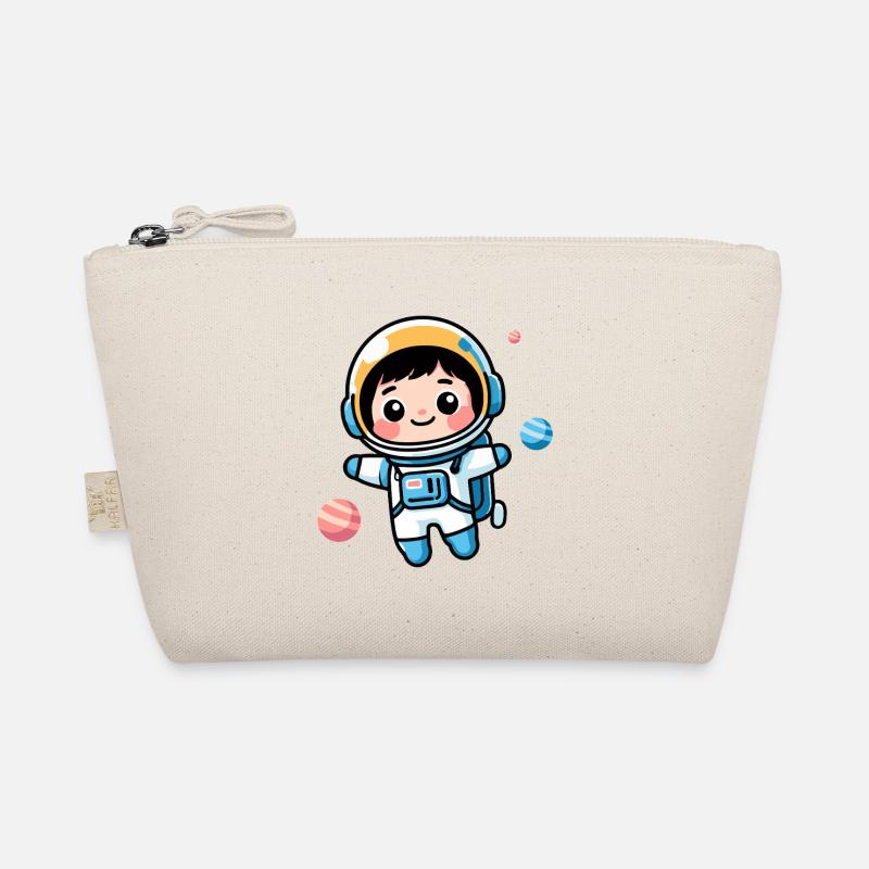Kleiner Astronaut - Bio-Täschchen - Natur