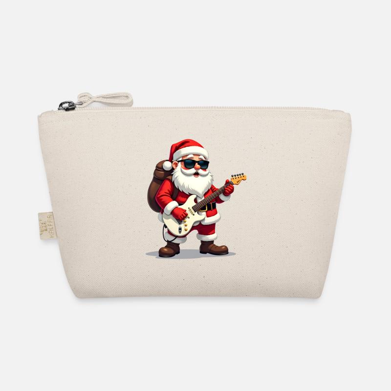 Weihnachtsrock-Santa Bio-Täschchen
