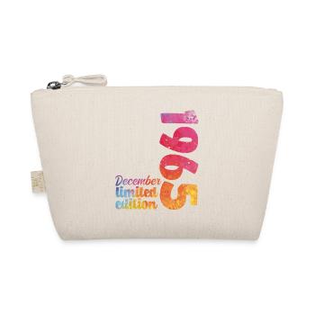 December 1965 Birthday Gift - Organic Pouch - nature - Front