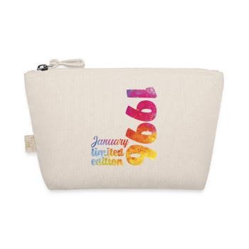 January 1996 Birthday Gift - Organic Pouch - nature - Front