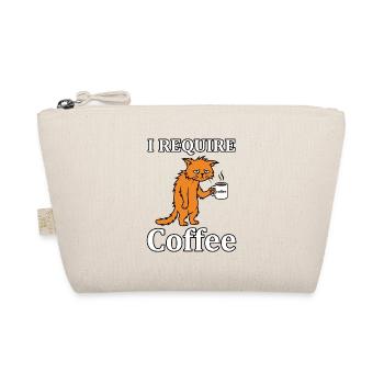 J’ai besoin d’un café en disant drôle de chat fatigué - Trousse biologique - nature - Devant