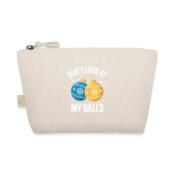 Ne regarde pas mes couilles, moches Weihnachten de Noël - Trousse biologique - nature - Devant