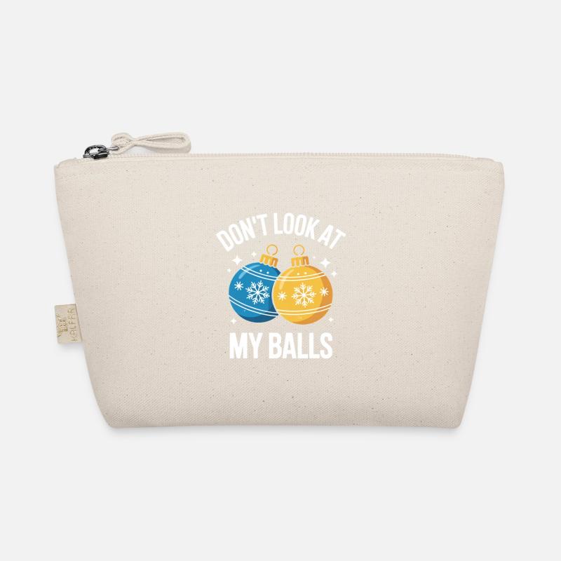 Ne regarde pas mes couilles, moches Weihnachten de Noël Trousse biologique