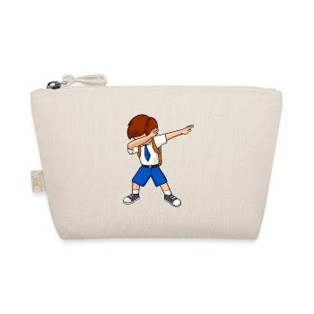 Dabbing School Kid Uniform Funny Back To School - Organic Pouch - nature - Front