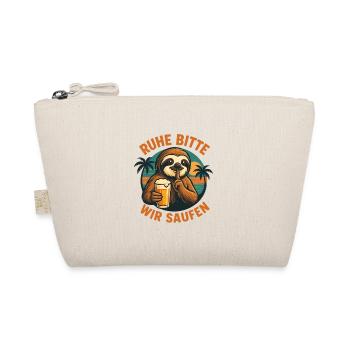 Rest Please We Drink Sloth - Organic Pouch - nature - Front