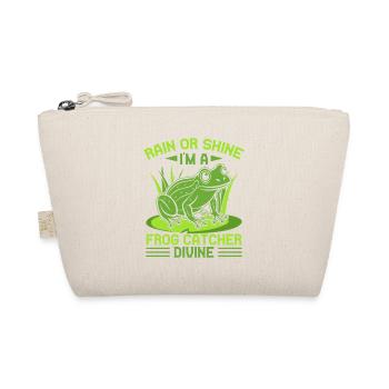 Frog Catcher Rain Or Shine I´m A Divine Frog - Bio-Täschchen - Natur - Vorne