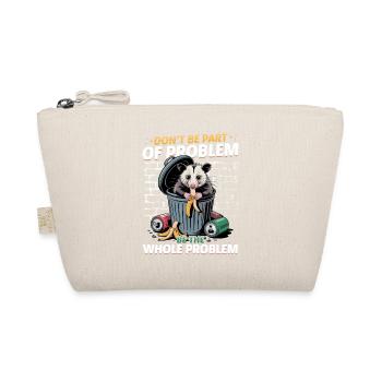 Funny Opossum - Organic Pouch - nature - Front