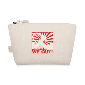We Out – African Roots Melanin Pride Black History - Organic Pouch - nature - Front