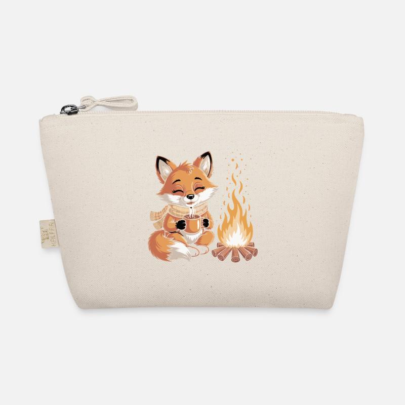 Kuschelfuchs am Lagerfeuer Bio-Täschchen