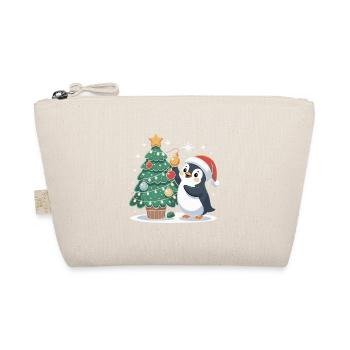 Pingouin décore le sapin de Noël - Trousse biologique - nature - Devant