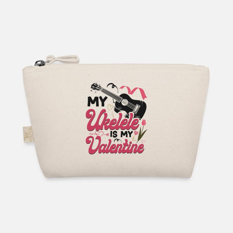 Hawaiian Ukulele Uke Valentines Bio-Täschchen