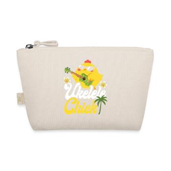 Hawaiian Ukulele Uke Chicken Girl - Bio-Täschchen - Natur - Vorne