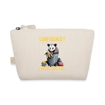 Funny Opossum - Organic Pouch - nature - Front