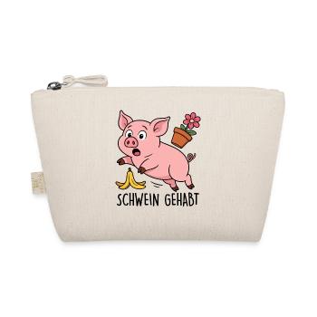 Schwein Gehabt - Bio-Täschchen - Natur - Vorne