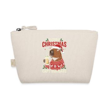 Pull de fête de Noël Capybaras - Trousse biologique - nature - Devant
