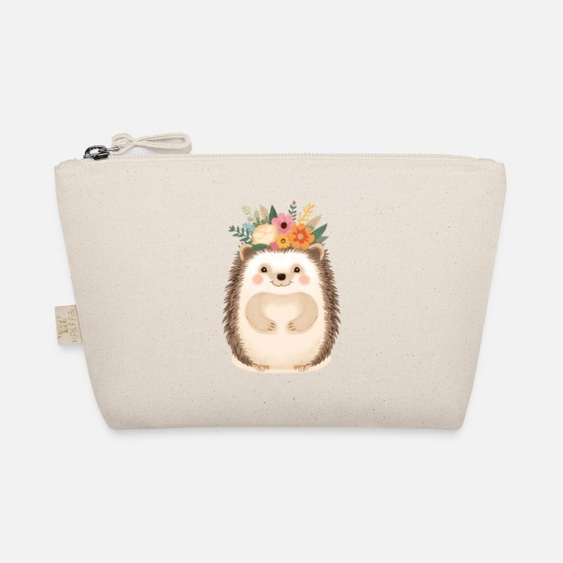 Hérisson en couronne de fleurs : doux ami de la forêt Trousse biologique