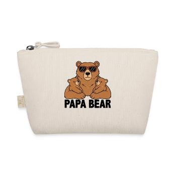 Papa Bear - Organic Pouch - nature - Front