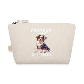Australian Shepherd Dog Owner T Aussie - Organic Pouch - nature - Front