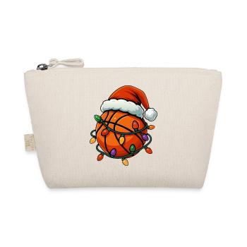 Weihnachtsbasketballspieler - Bio-Täschchen - Natur - Vorne