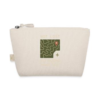 Women's solo hiker empowerment trail - Organic Pouch - nature - Front