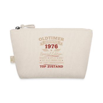 49. Geburtstag Geschenk Oldtimer Dezember 1976 - Bio-Täschchen - Natur - Vorne
