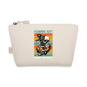 FEHMARN CALLS THE REST CAN WAIT Retro Funny - Organic Pouch - nature - Front