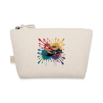 Salamandre colorée avec une touche de couleur pour - Trousse biologique - nature - Devant