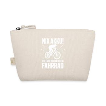 Nothing battery I still ride a bike properly - Organic Pouch - nature - Front