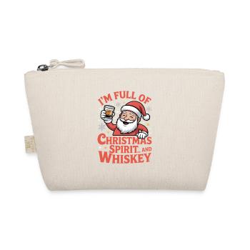 Weihnachts-Whiskey-Weihnachtsgeist - Bio-Täschchen - Natur - Vorne