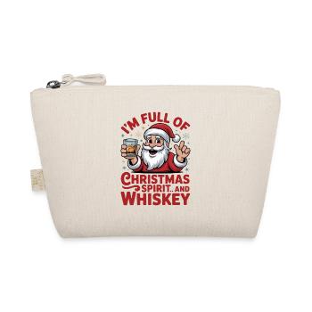 Weihnachts-Whiskey-Weihnachtsgeist - Bio-Täschchen - Natur - Vorne