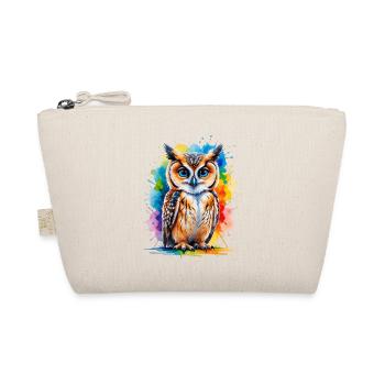 Portrait de hibou à l’aquarelle - Trousse biologique - nature - Devant